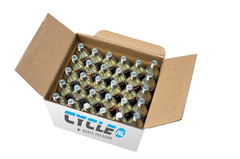 Meest voordelige co2 patronen? Cycle.nl | 0,96 cent per stuk online  fietswinkel | racefietsbanden | fietsonderdelen | fietskleding |  fietshelmen | fietsschoenen | sportvoeding | fietszadels | santini