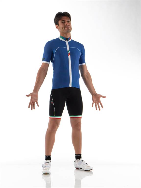 santini linea h2 zero fietsshirt korte mouw