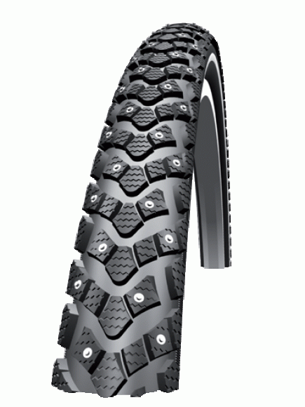 schwalbe marathon winter spikes draadband